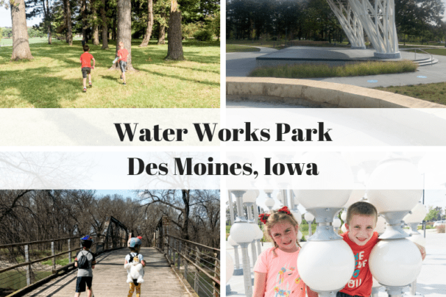 Water Works Park, Des Moines, Iowa, Lauridsen Ampitheater, Reichardt Family Natural Play Area