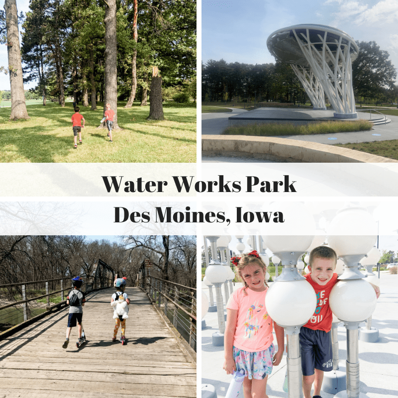 Water Works Park, Des Moines, Iowa, Lauridsen Ampitheater, Reichardt Family Natural Play Area