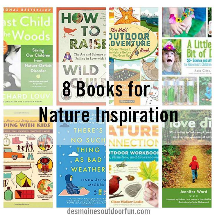 Check out this list of books for parents and teachers who want to get their kids outdoors more! A section of research based books explaining the benfits and a section of books with activities and ideas on what to do with kids outdoors. Lots of inspiration here! #parenting