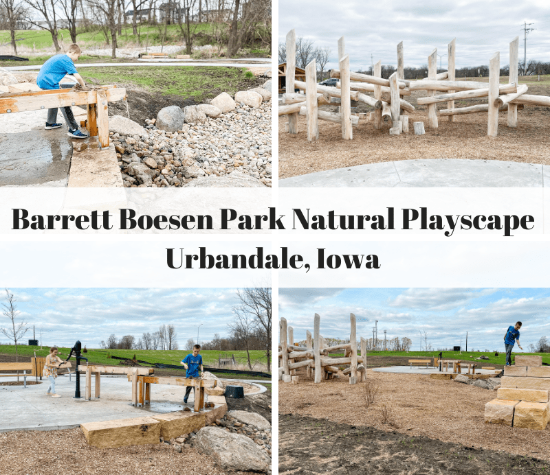 Barrett Boesen Natural Playscape, Urbandale, Iowa, Des Moines, parks, Des Moines parks, Des Moines outdoors
